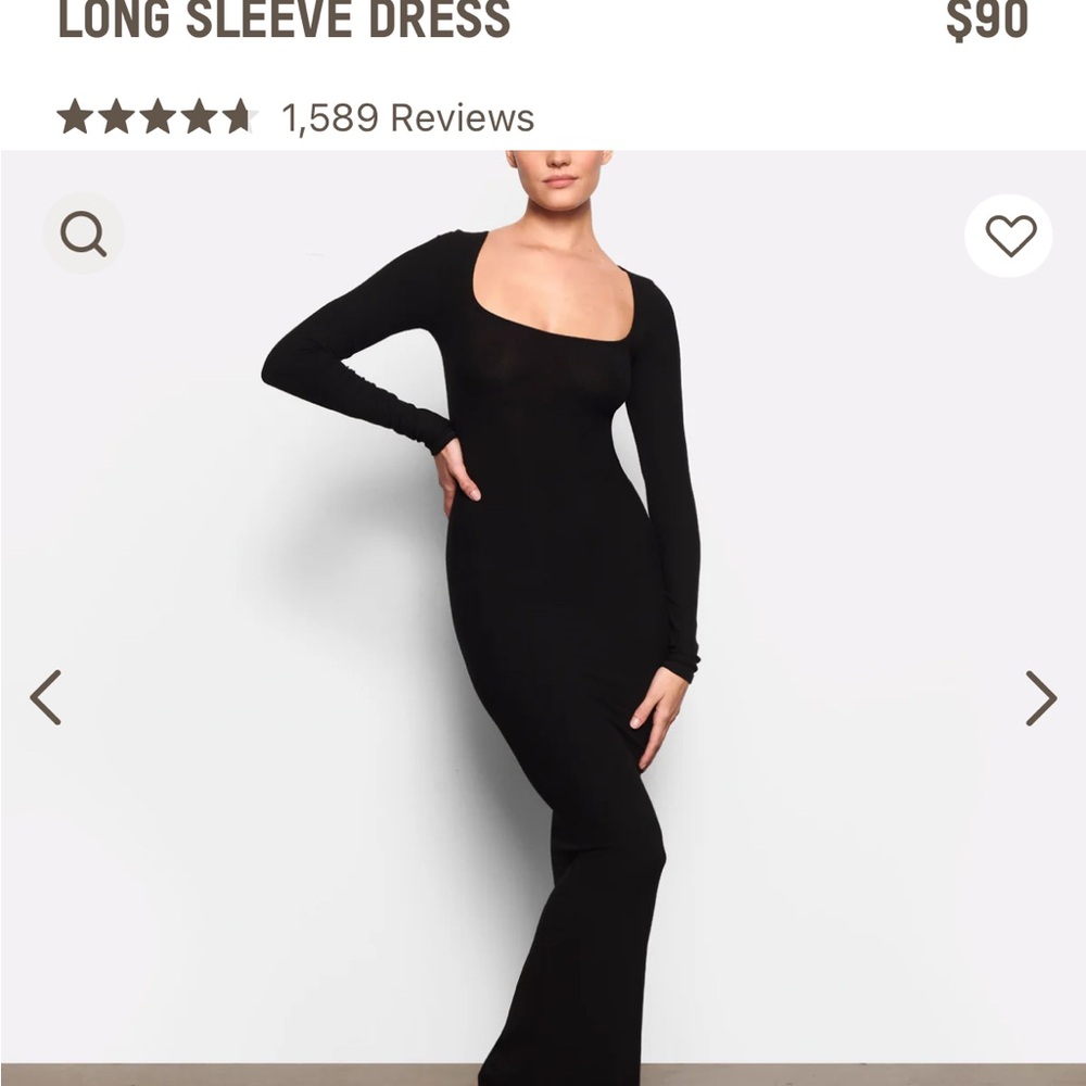 SKIMS Soft Lounge Long Sleeve Dress
